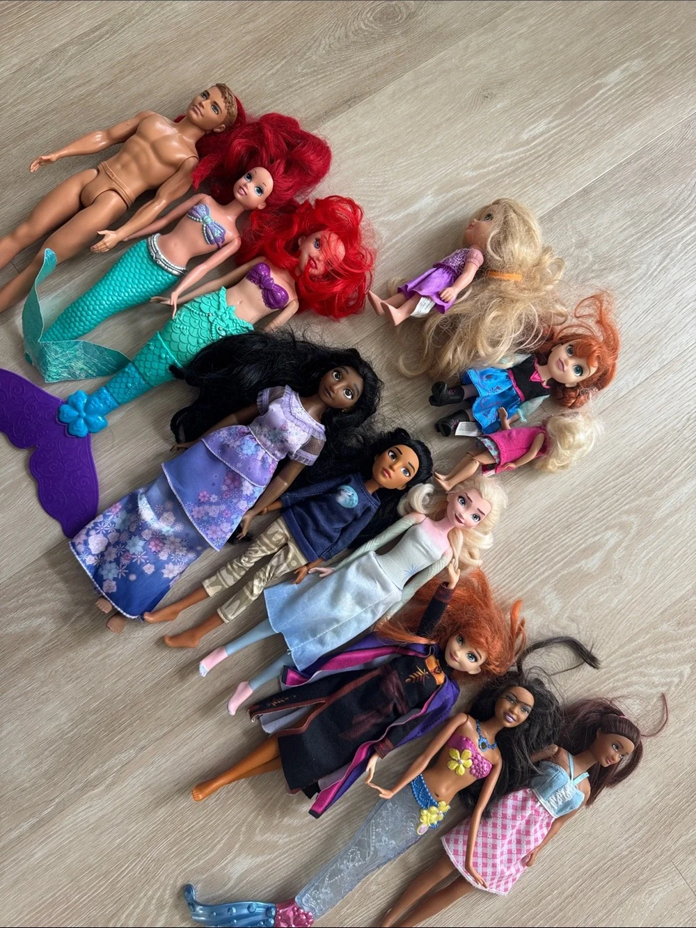 Used Barbie lot